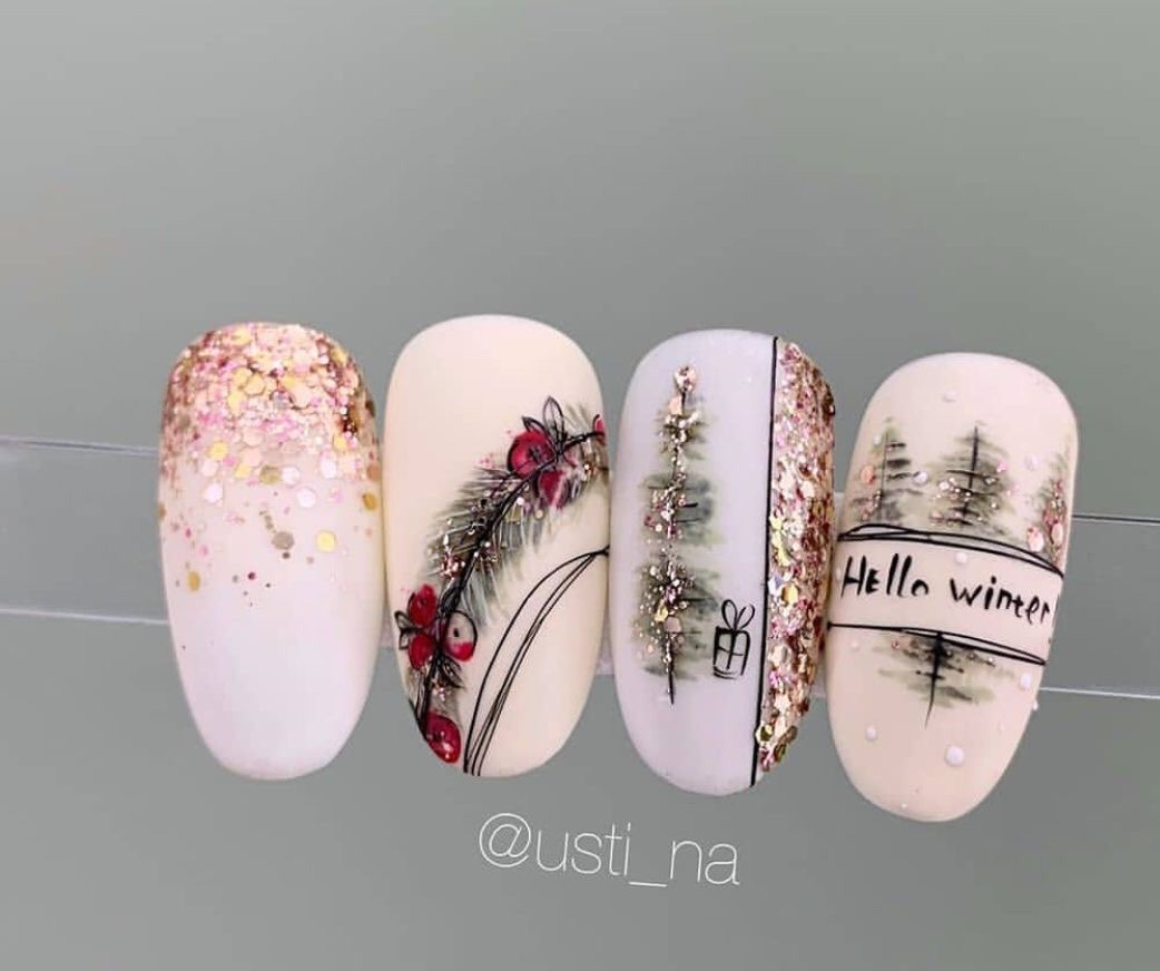 Holiday Inspired Nails to get you in the Christmas Spirit - Kimberlalayyy